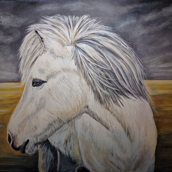 Horse original acrylic painting - Picture 1 of 1